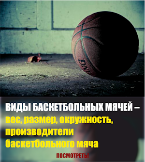 Виды баскетбольных мячей – вес, размер, окружность, производители баскетбольного мяча